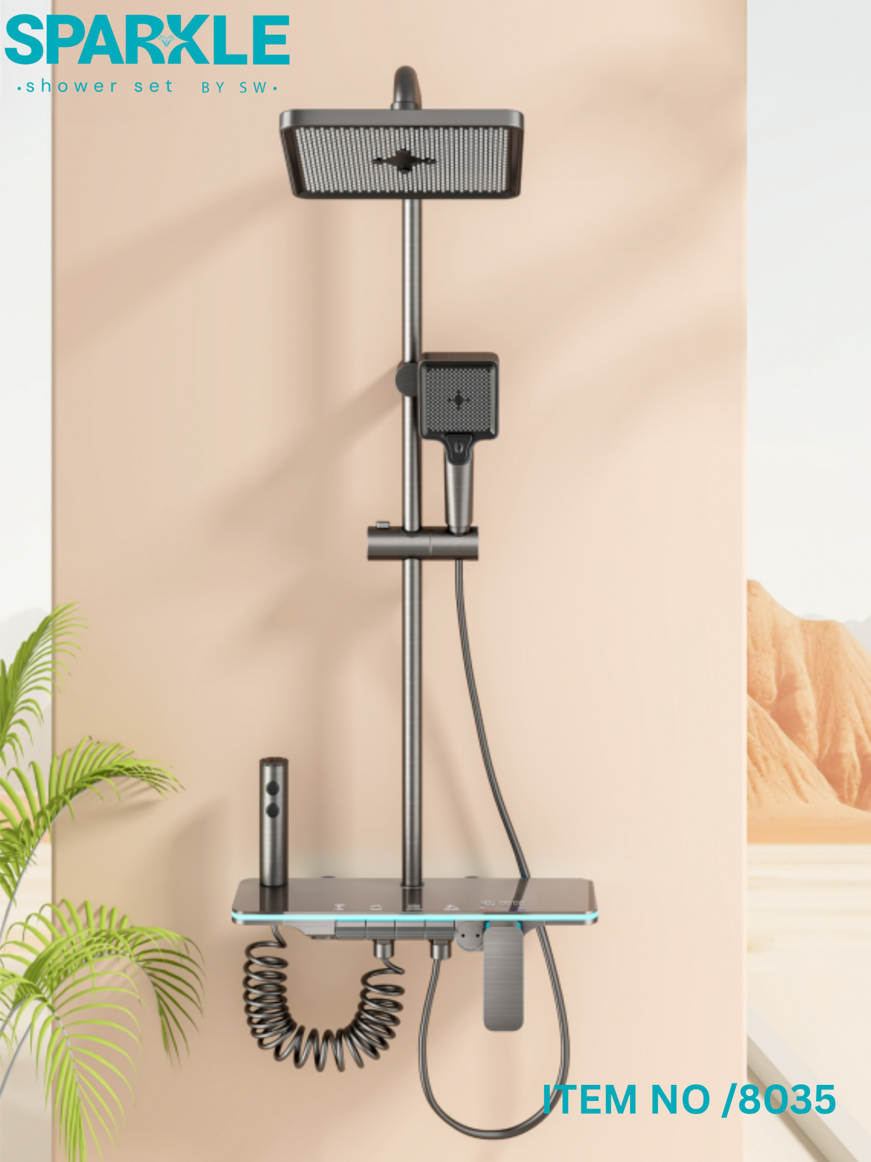 Smart Shower Set with Hand Spray Item No: 8035