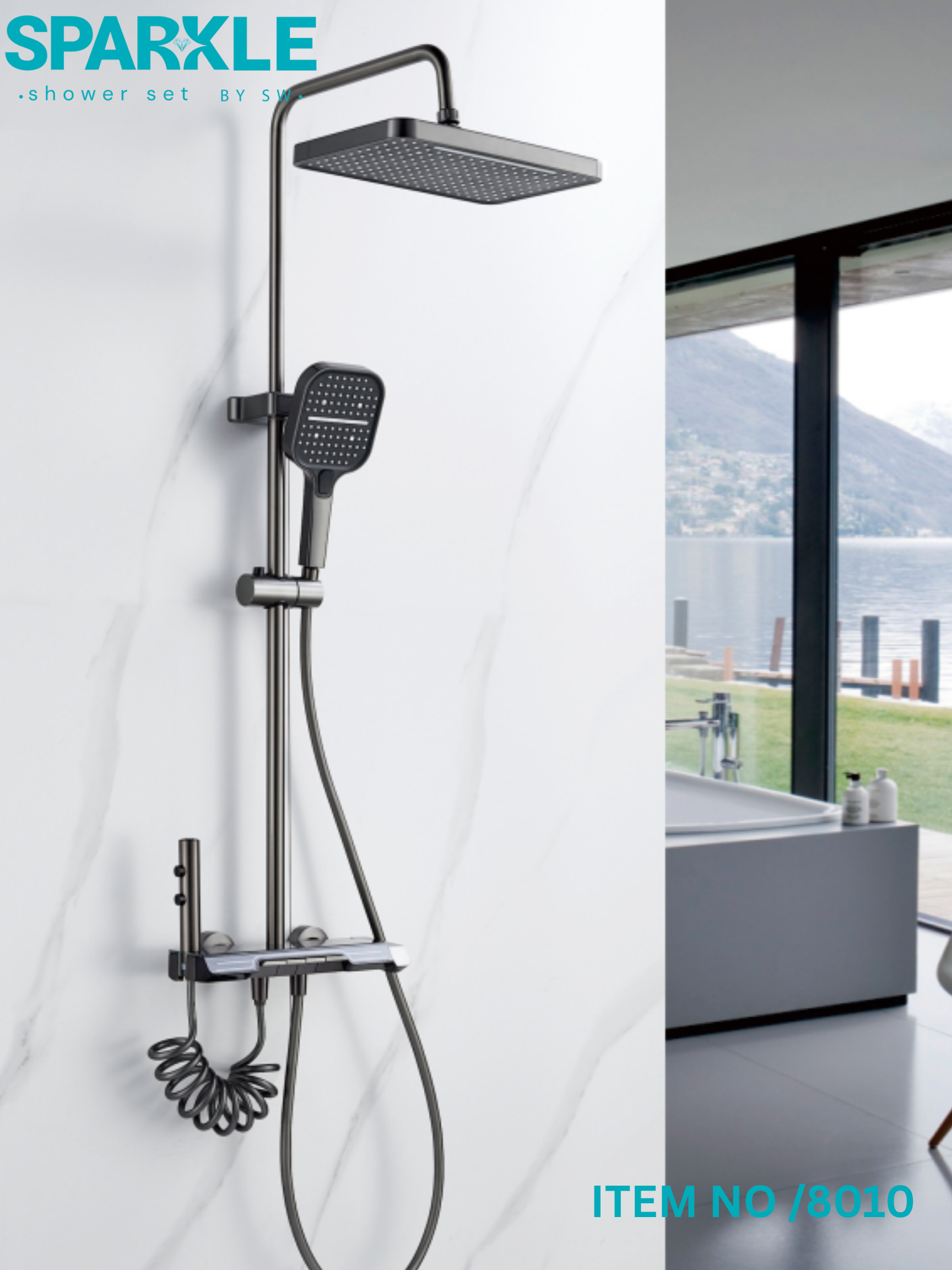 Smart Shower Set with Hand Spray Item No: 8010