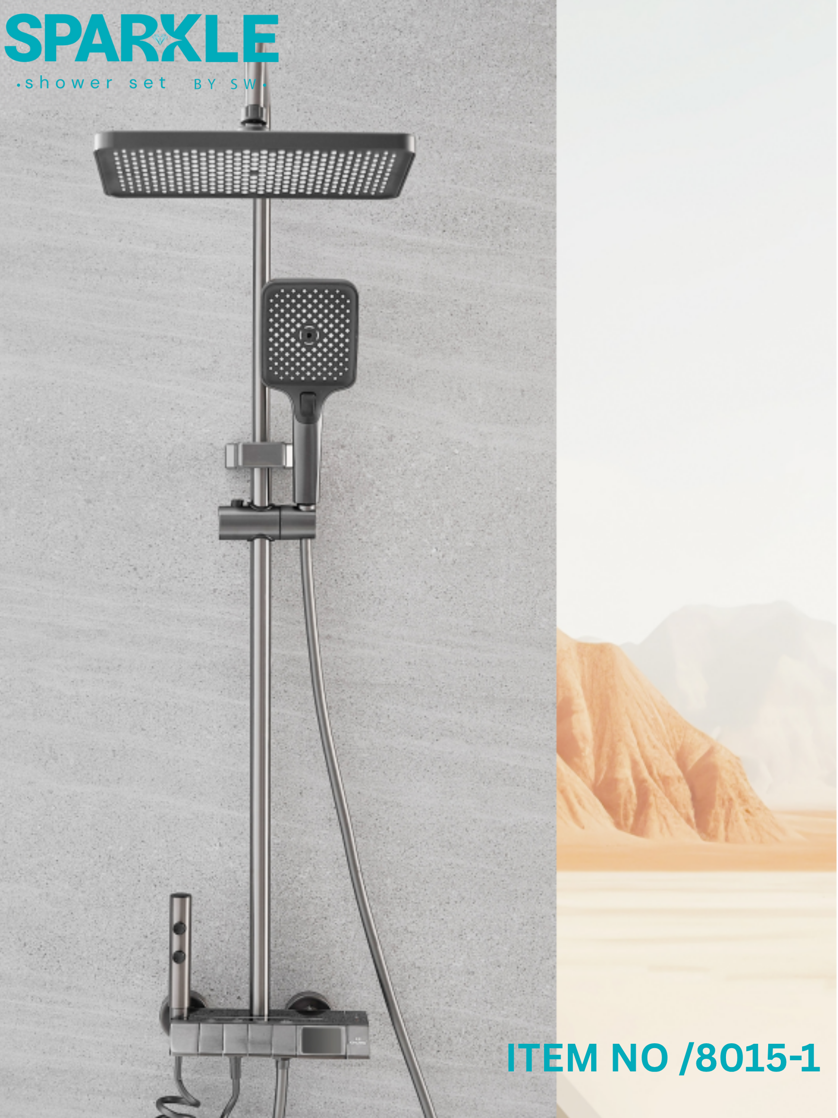 Smart Shower Set with Hand Spray Item No: 8015-1