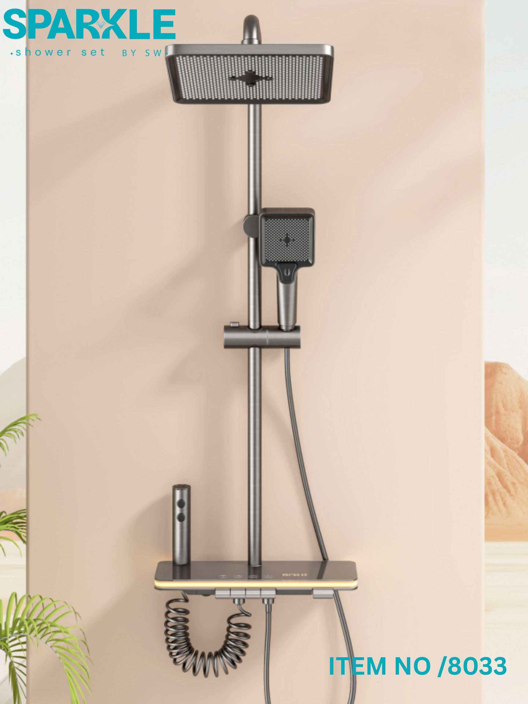Smart Shower Set with Hand Spray Item No: 8033