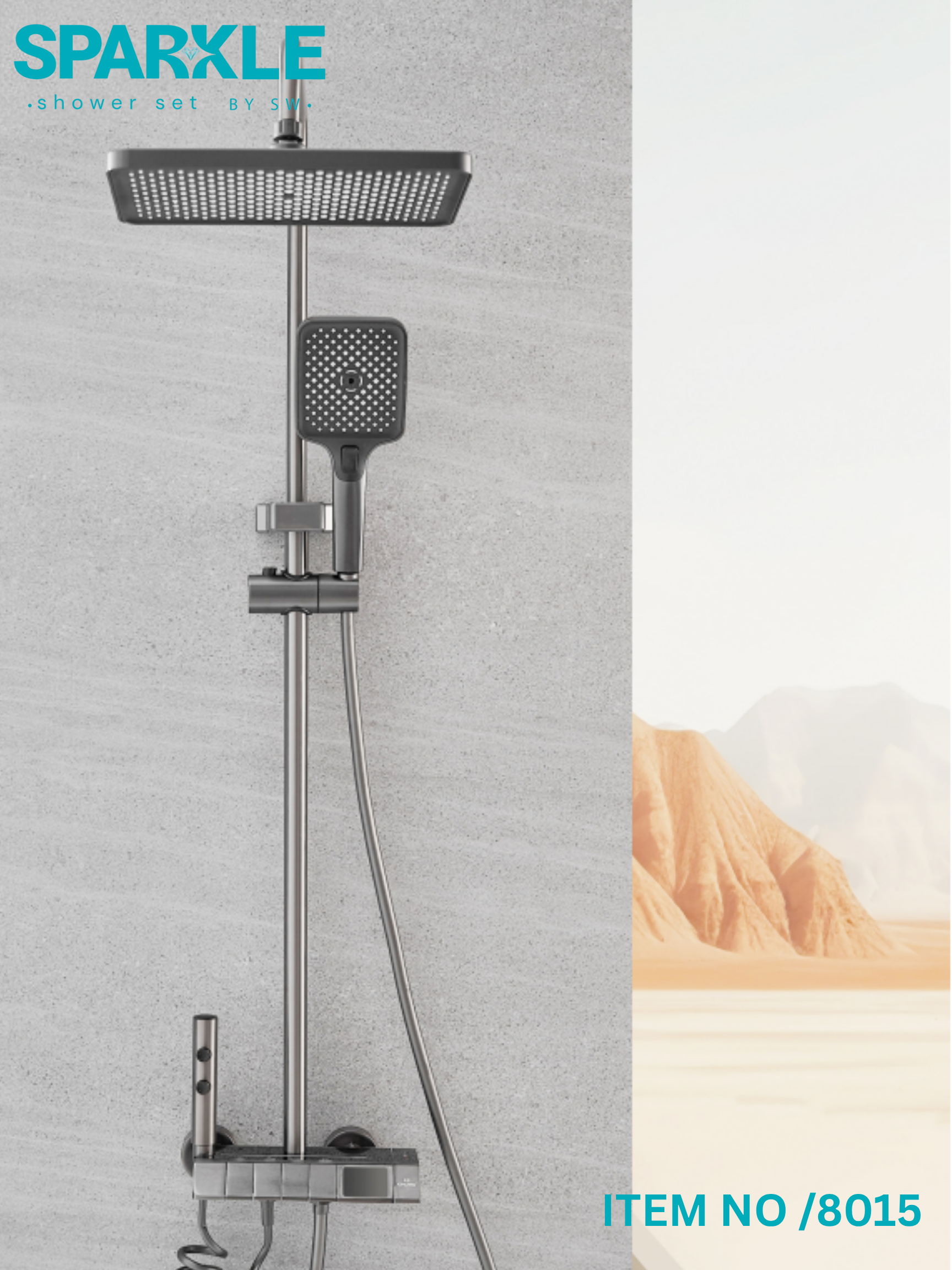 Smart Shower Set with Hand Spray Item No: 8015