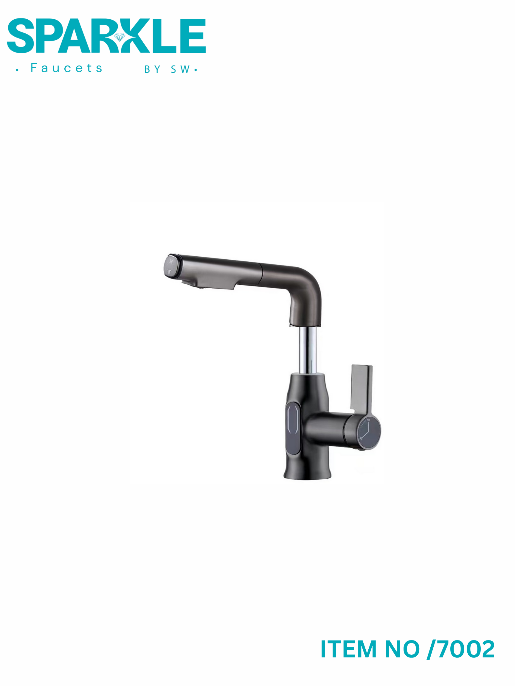 "Sparkle" Basin Mixer, Model No. 7002