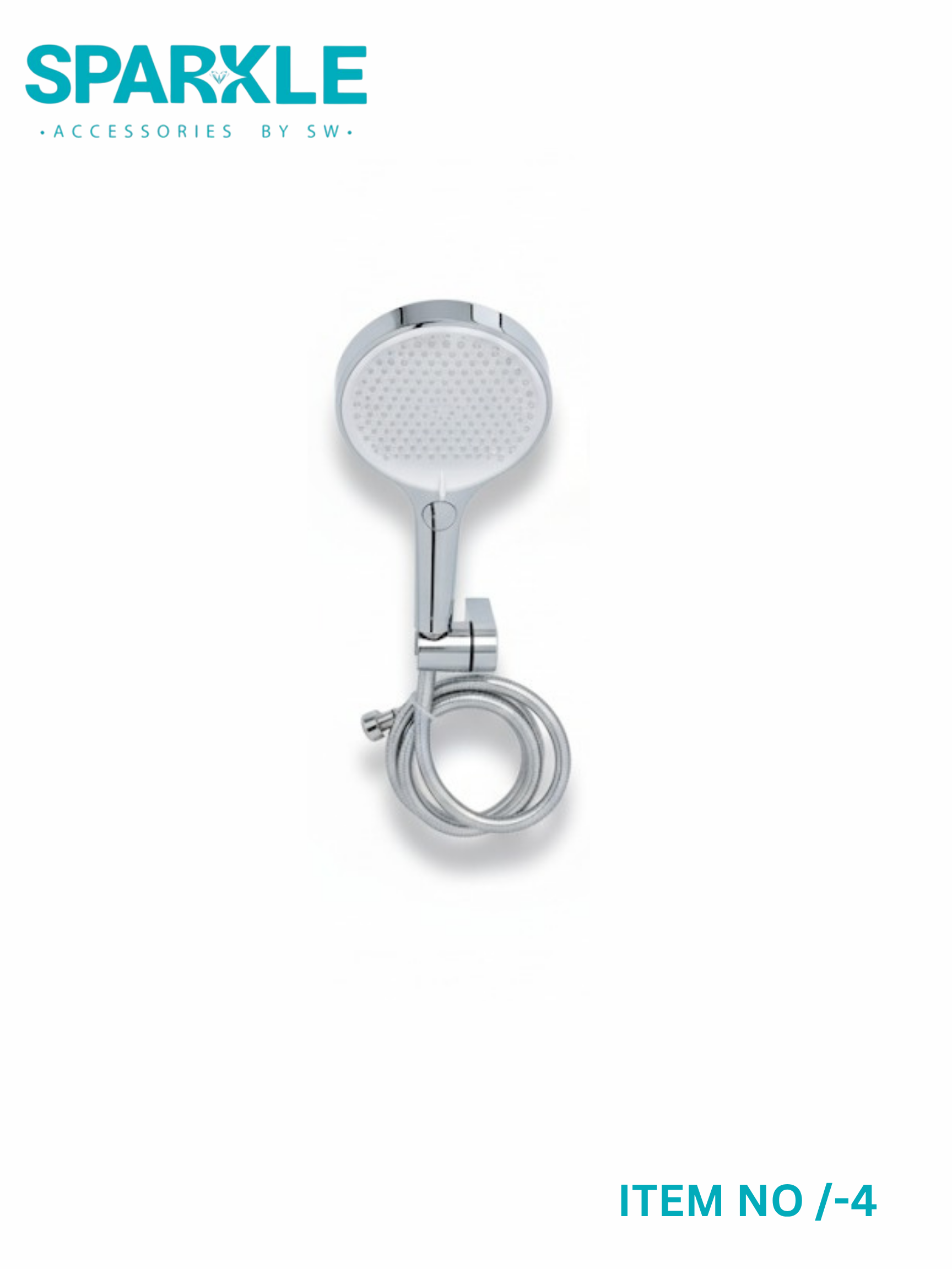 "SPARKLE" Hand Shower Silver*White