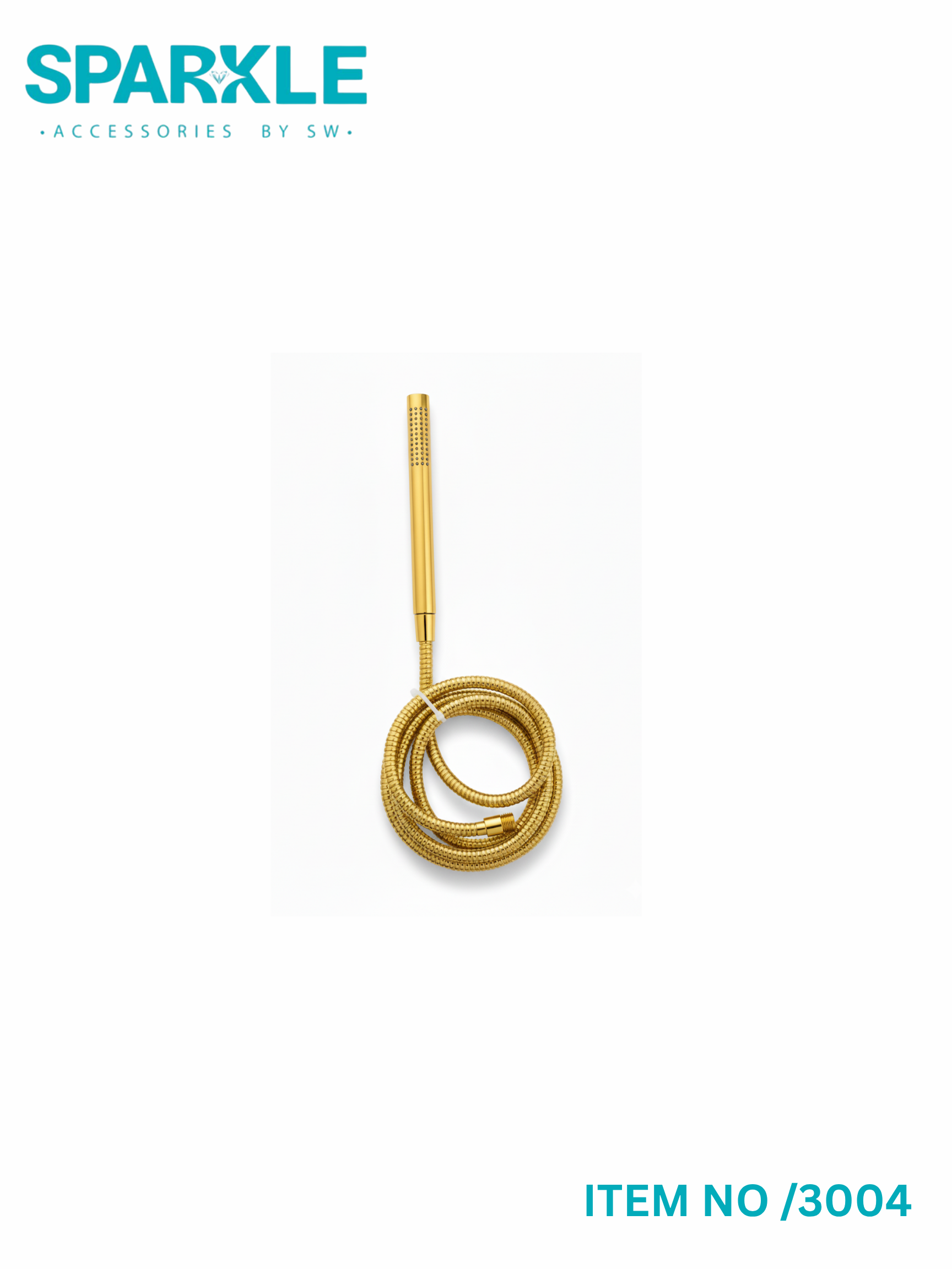 "SPARKLE" Circular Hand Shower & Hose