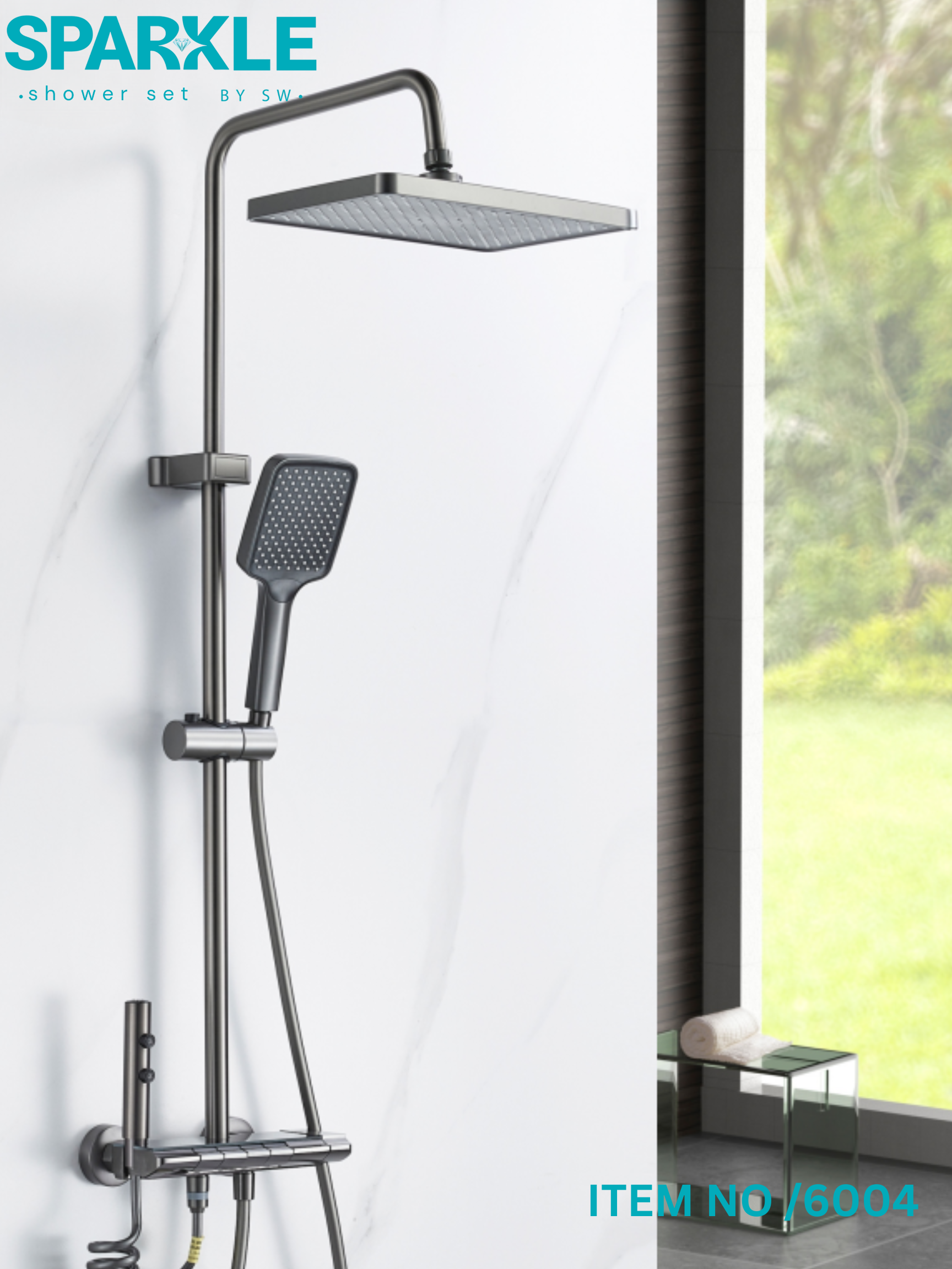 Smart Shower Set with Hand Spray Item No: 6004
