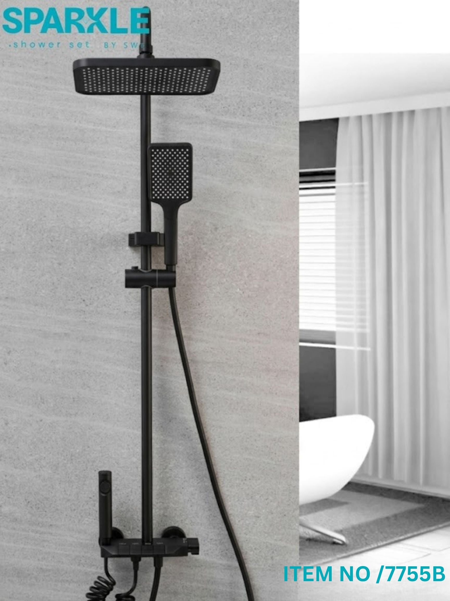 Smart Shower Set with Hand Spray Item No: 7755