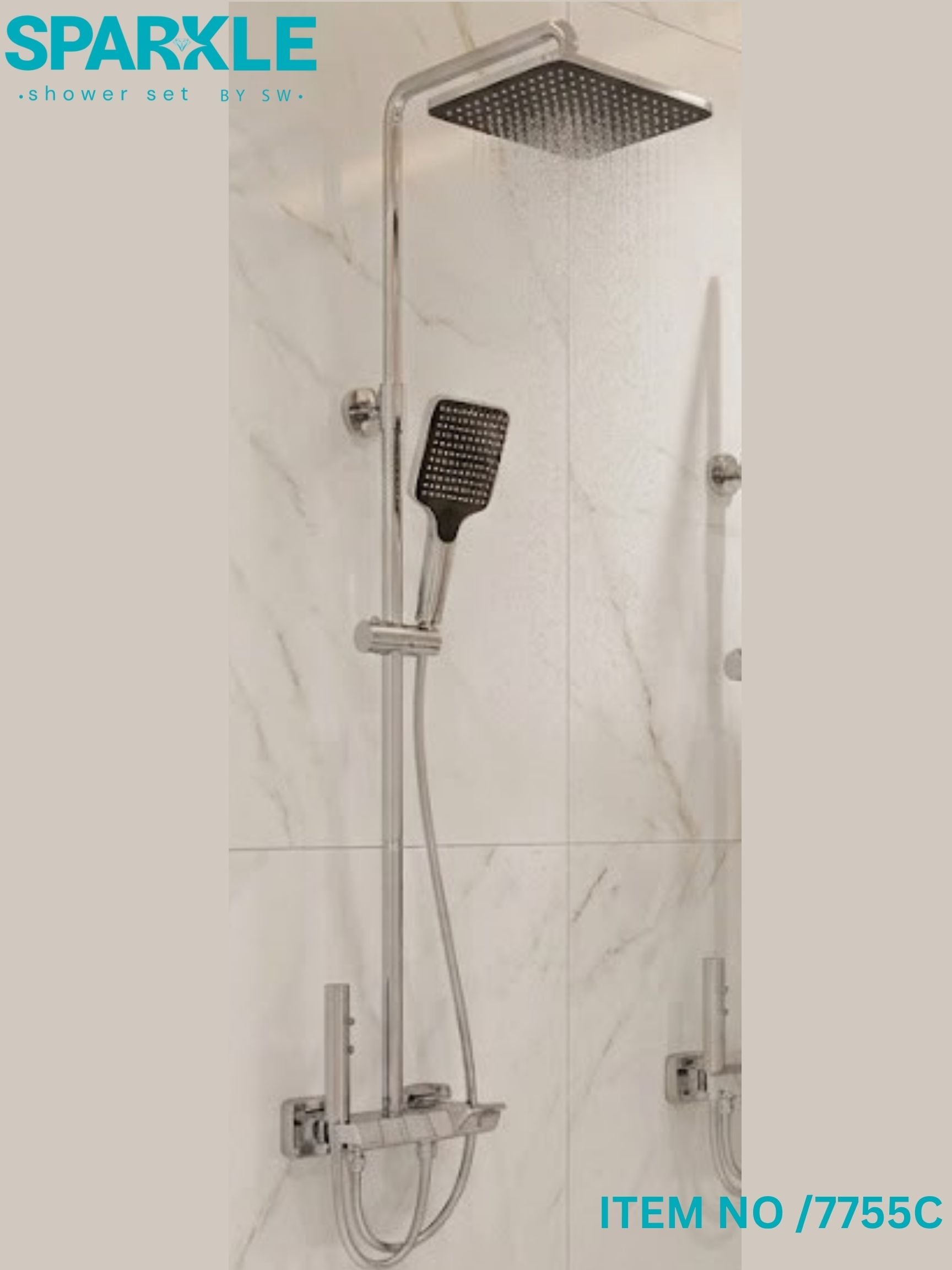Smart Shower Set with Hand Spray Item No: 7755