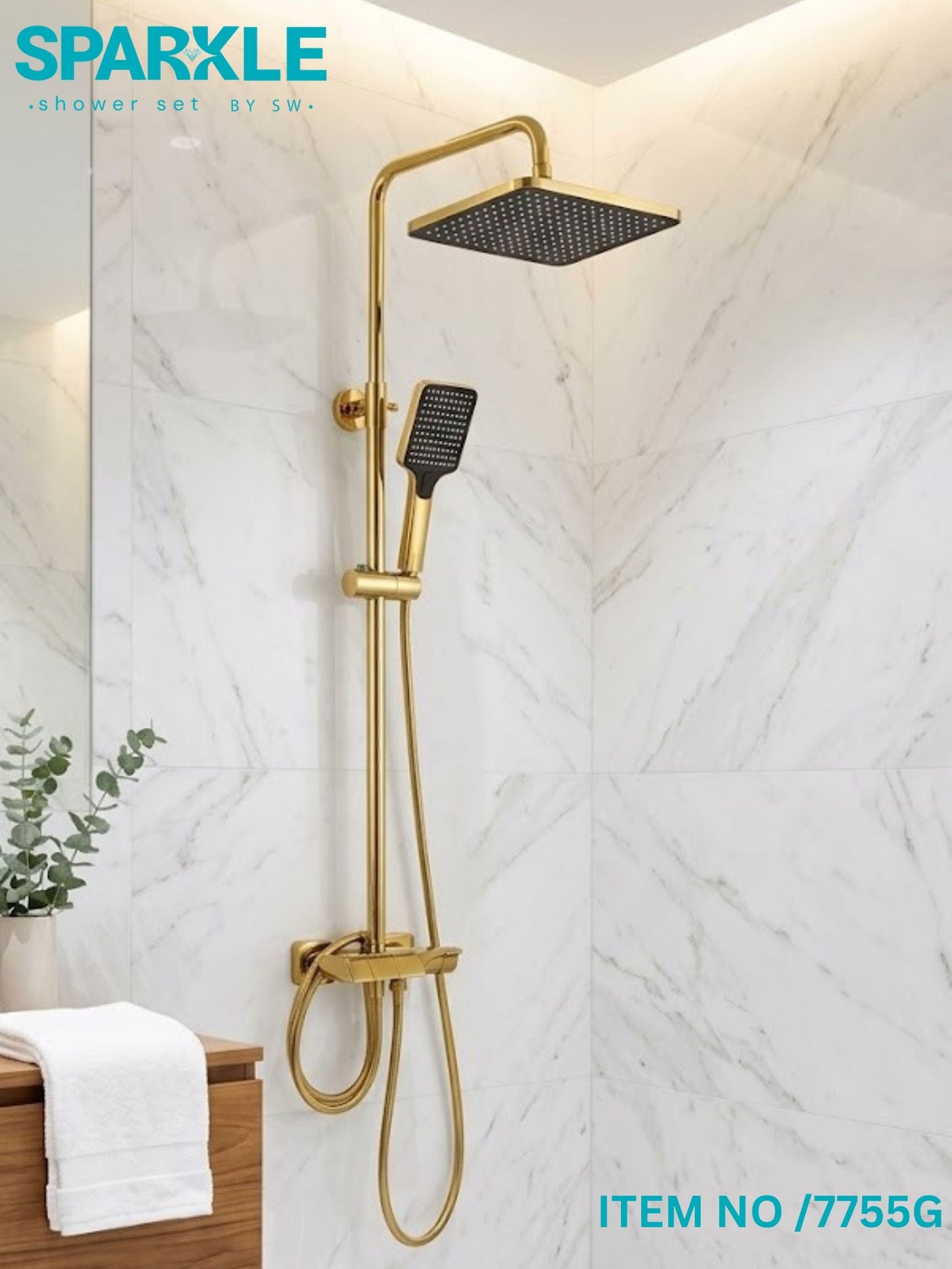 Smart Shower Set with Hand Spray Item No: 7755